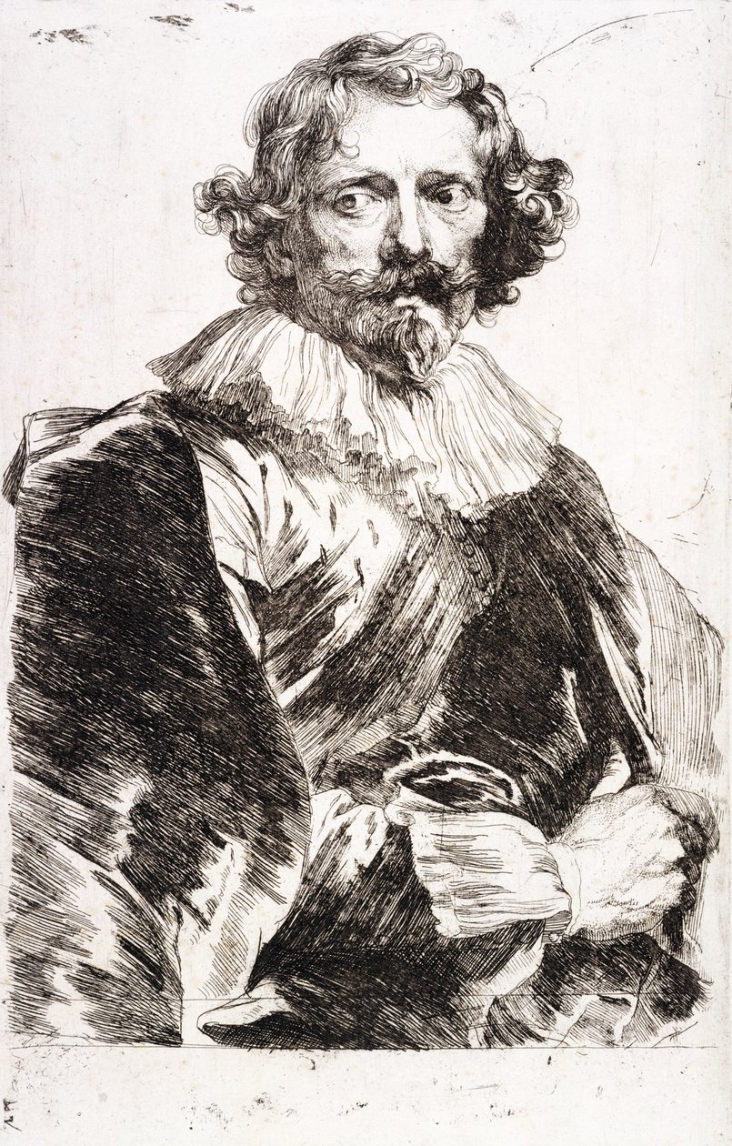 T.854 Lucas Vorsterman portréja, 1631 körül alkotó: Anthony van Dyck