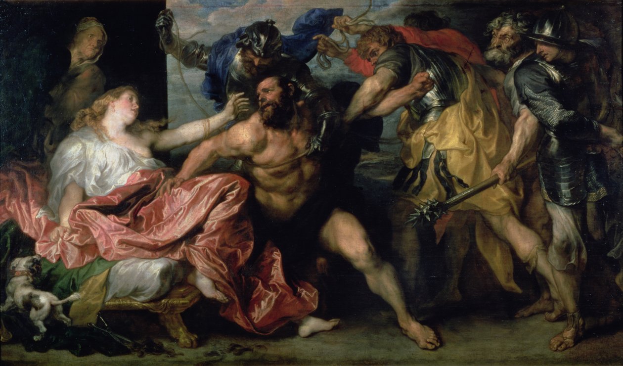 Sámson letartóztatása, 162830 körül alkotó: Anthony van Dyck