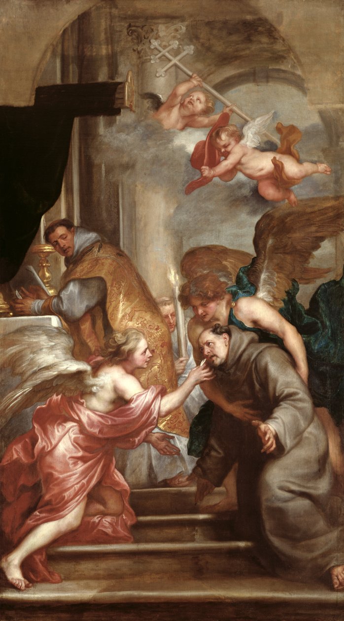 Szent Bonaventúra közössége (1221-74) alkotó: Anthony van Dyck