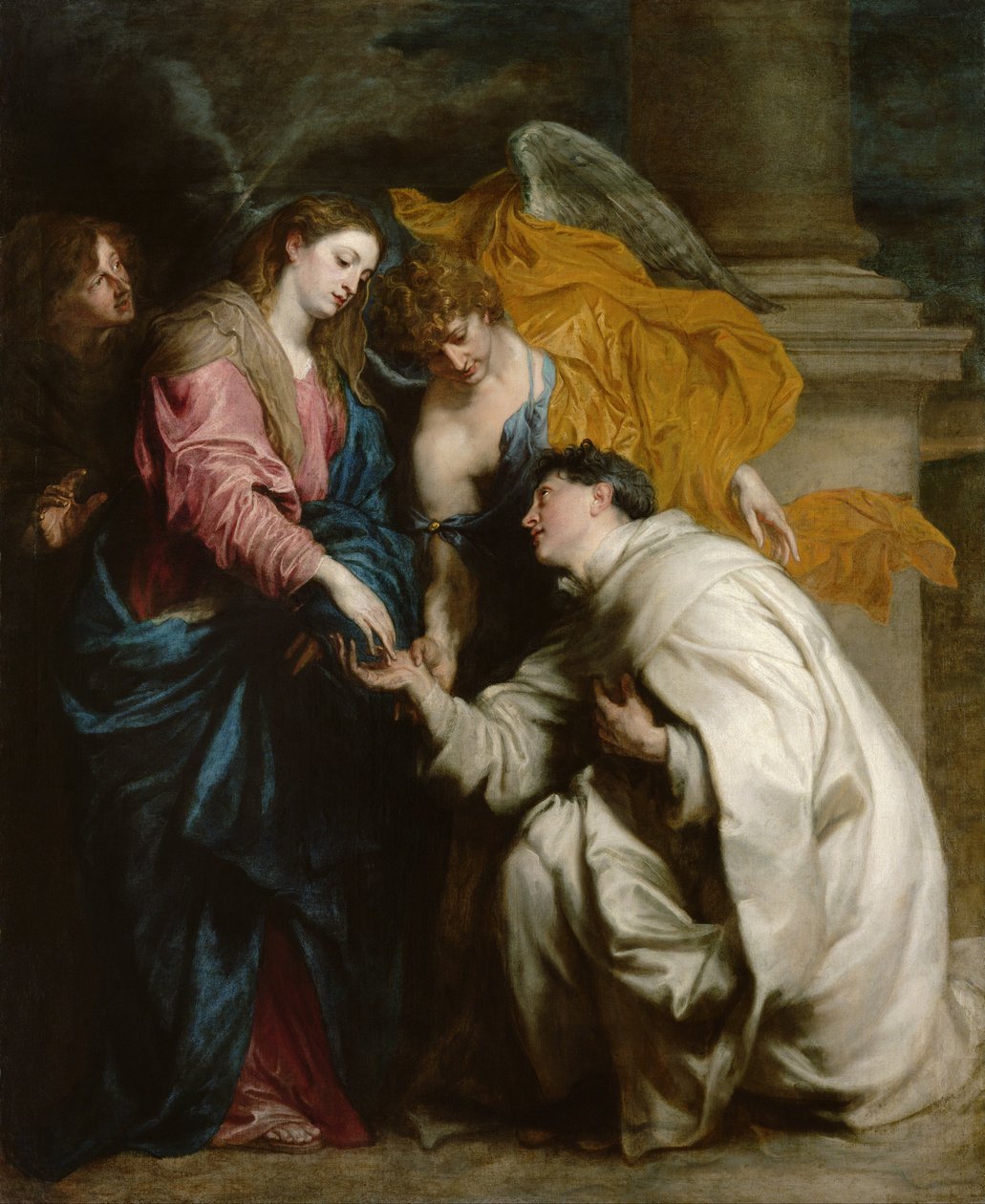 Az áldott Hermann József látomása alkotó: Anthony van Dyck