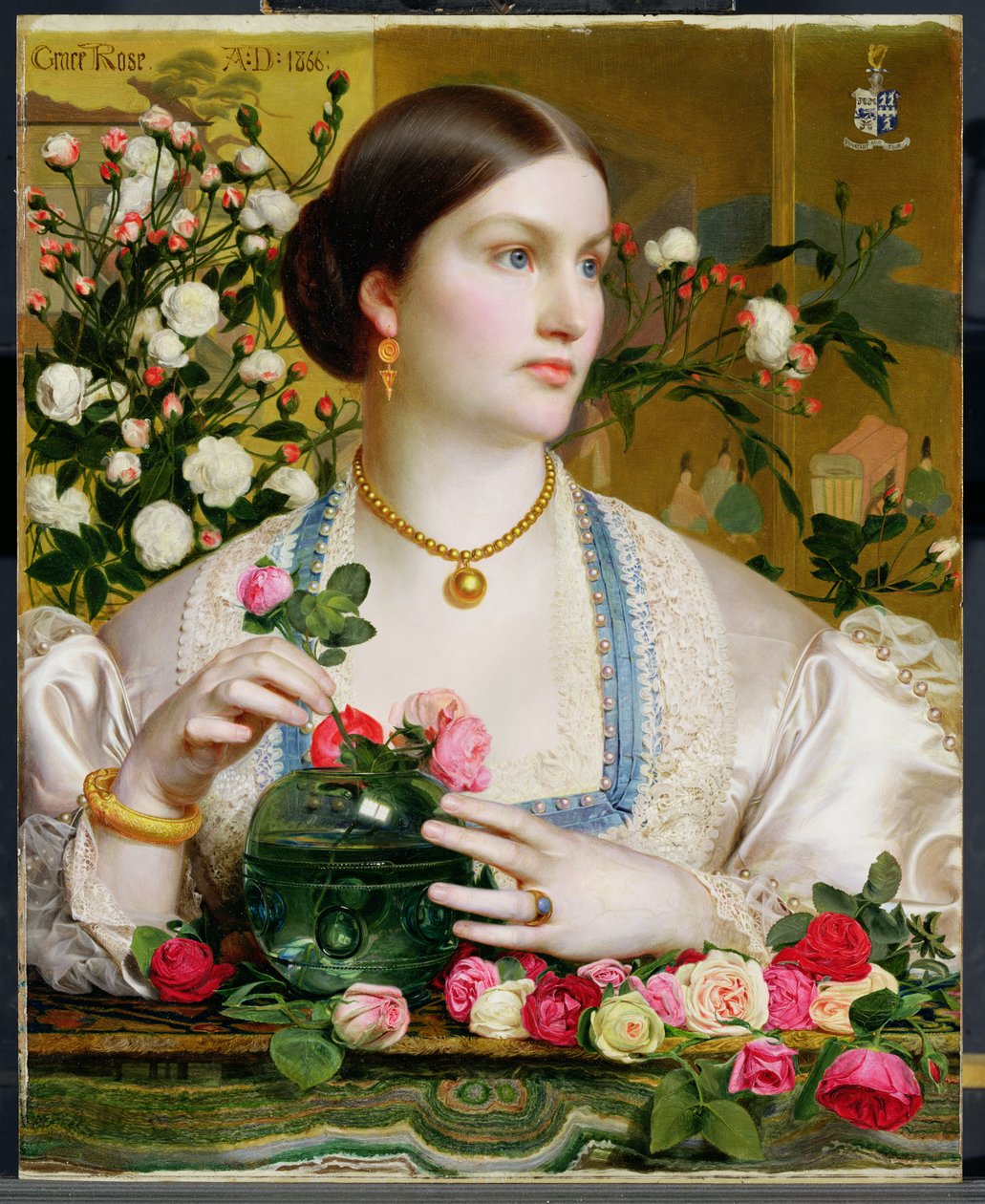 Grace Rose, 1866 alkotó: Anthony Frederick Augustus Sandys