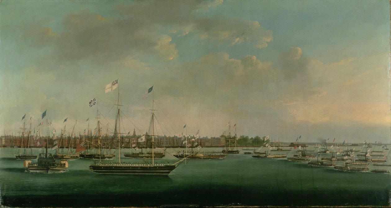 Erie Canal Celebration, New York, 1825 alkotó: Anthony Imbert
