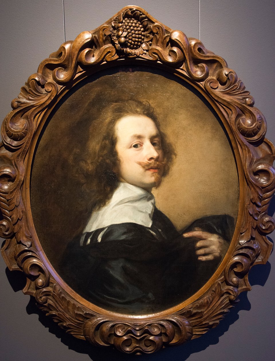 Antoon van Dyck önarcképe az antwerpeni Rubens-házban alkotó: Anthony van Dyck