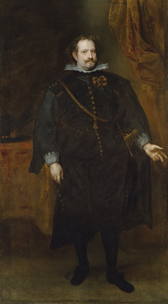 Diego Felipe de Guzman, Leganes márkija, 1634 körül alkotó: Anthony van Dyck