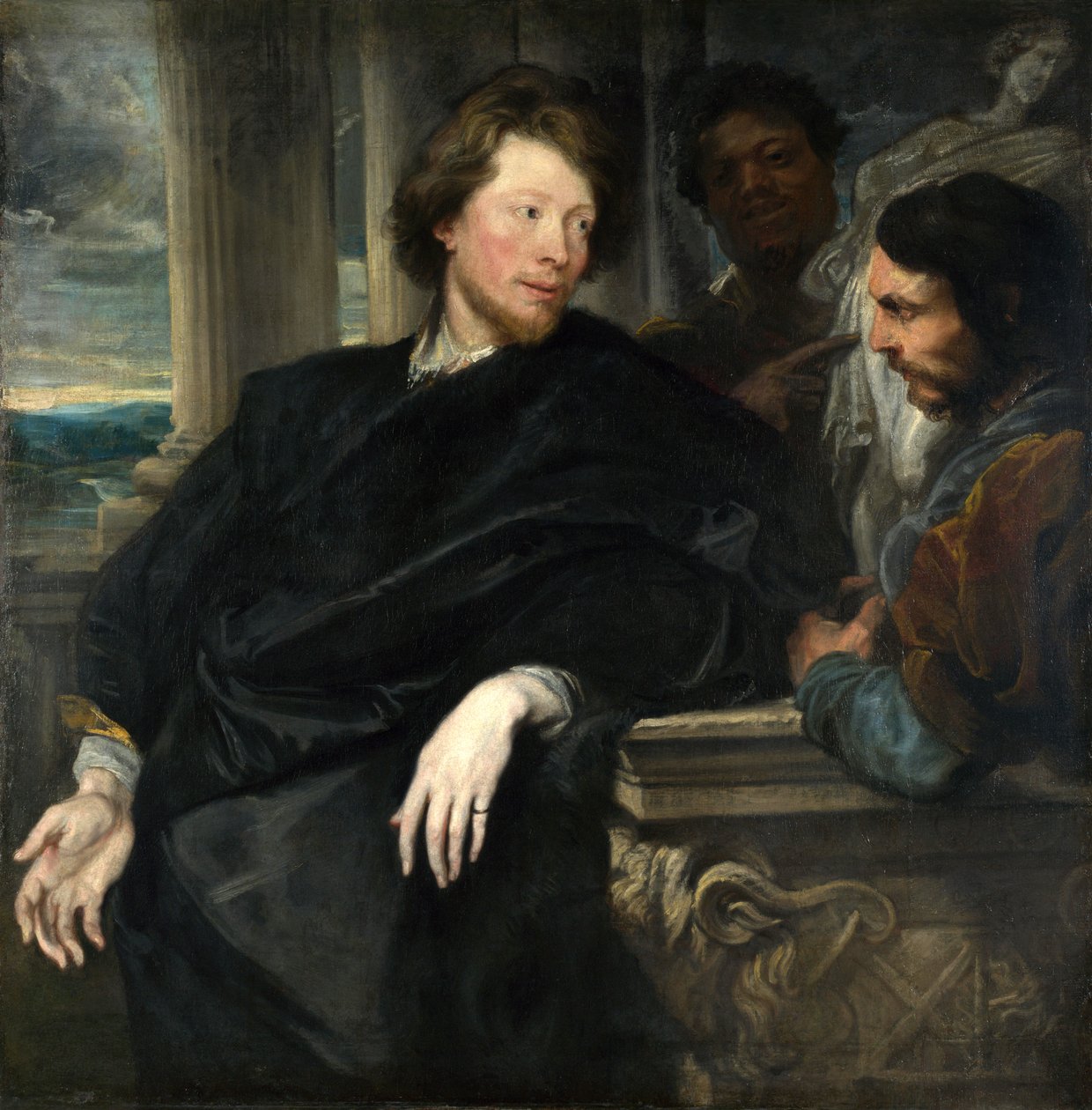 George Gage két férfival és Thom Yorke -kal alkotó: Anthony van Dyck