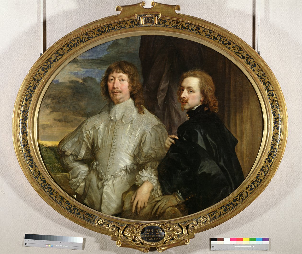 Sir Endymion Porter (1587-1649) és a művész, 1635 körül alkotó: Anthony van Dyck