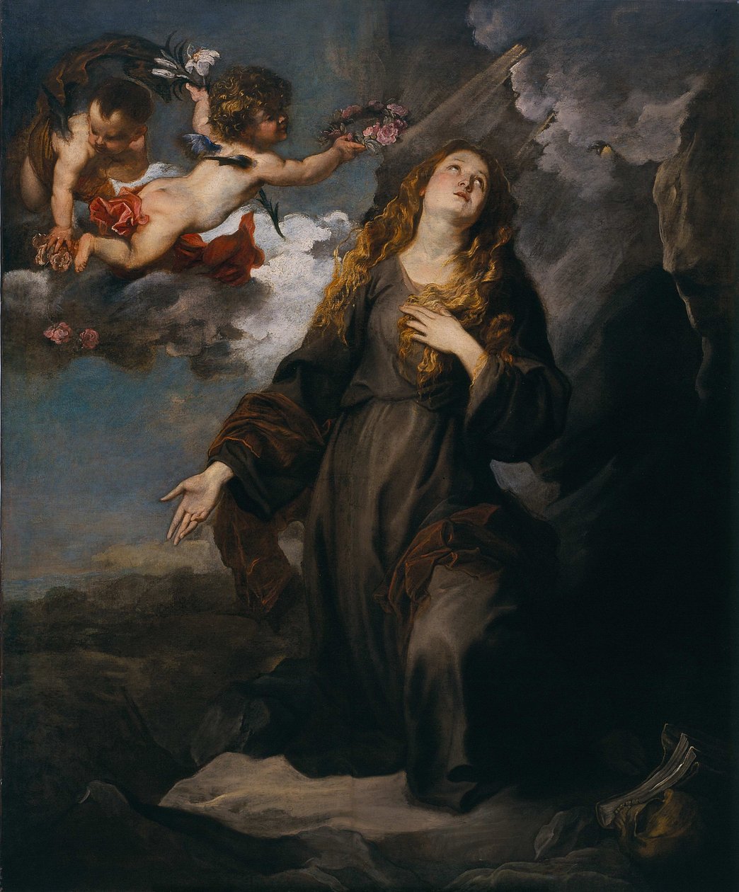 Szent Rozália a dicsőségben alkotó: Anthony van Dyck
