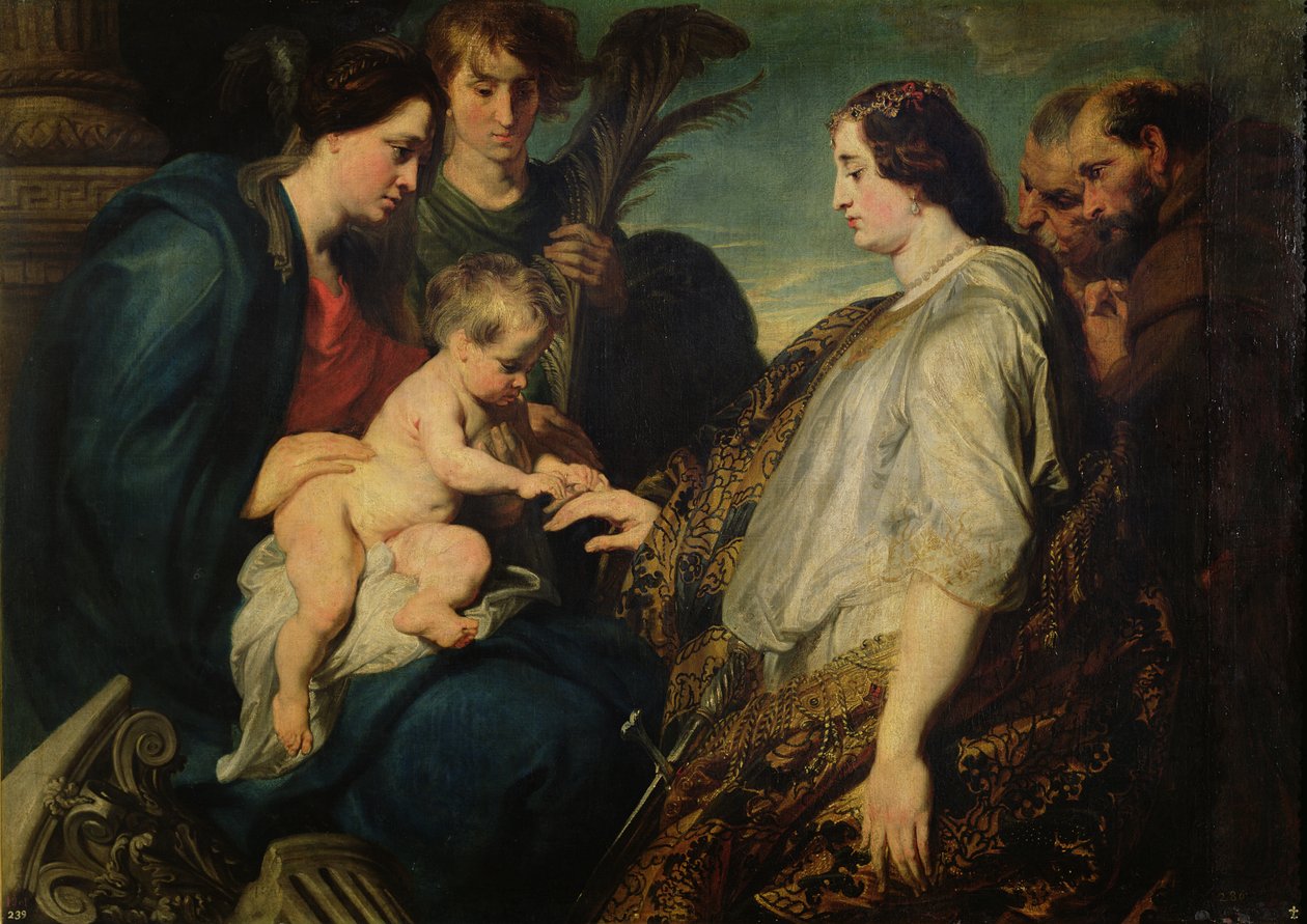 Szent Katalin misztikus házassága, 161820 alkotó: Anthony van Dyck