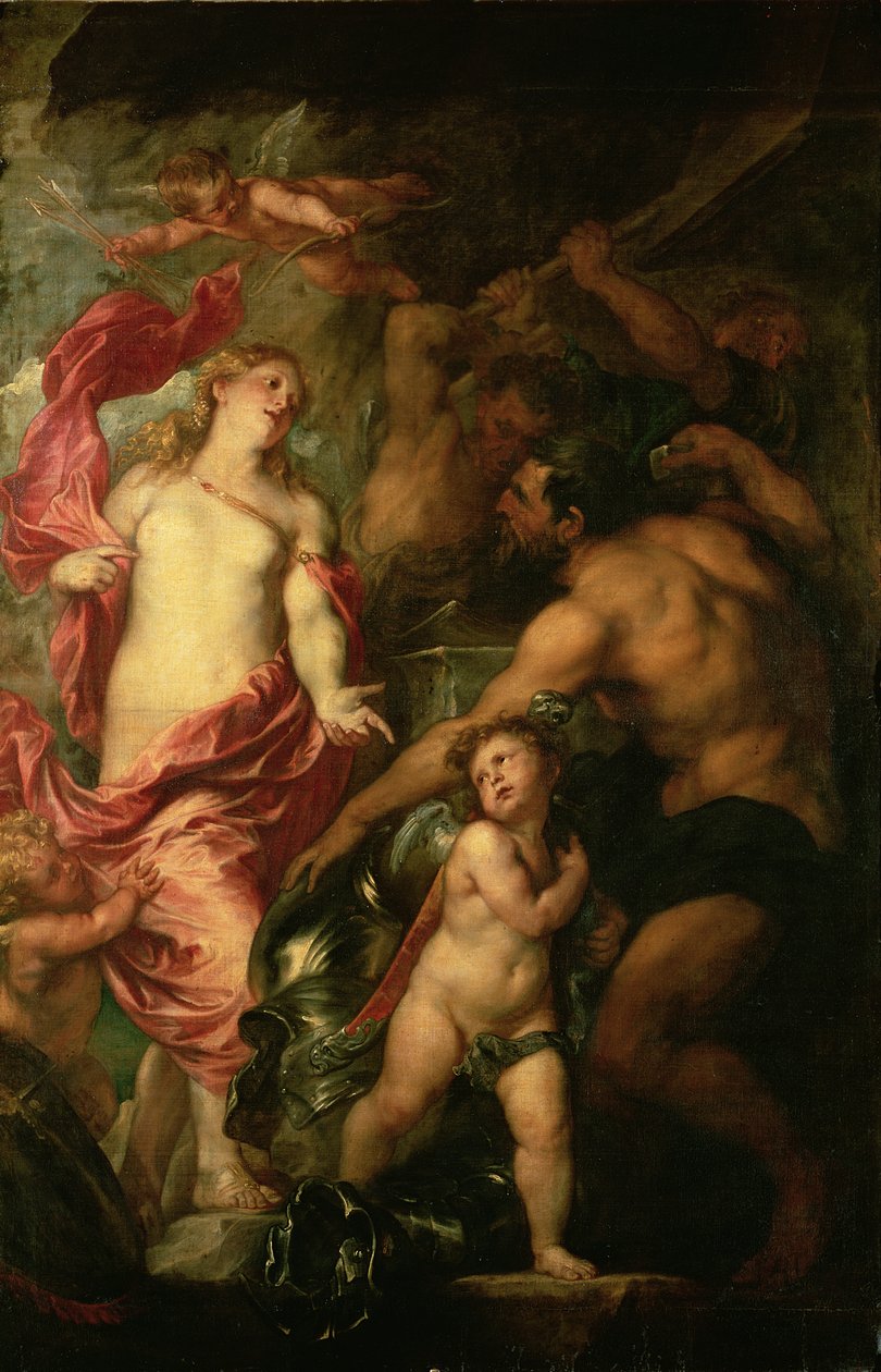 Vénusz Aeneas páncélját kéri Vulkántól alkotó: Anthony van Dyck