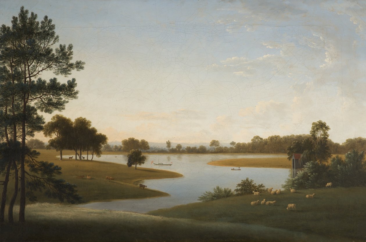 Tabley: The Park and Mere alkotó: Anthony Devis