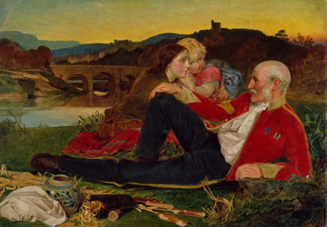 Ősz, 1860-62 körül alkotó: Anthony Frederick Augustus Sandys