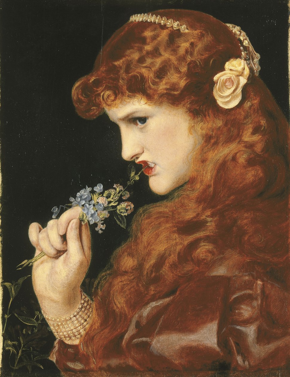 Szerelem árnyéka, 1867 körül alkotó: Anthony Frederick Augustus Sandys