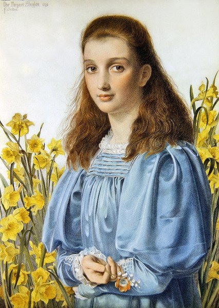 Olive Margaret Slaughter alkotó: Anthony Frederick Augustus Sandys