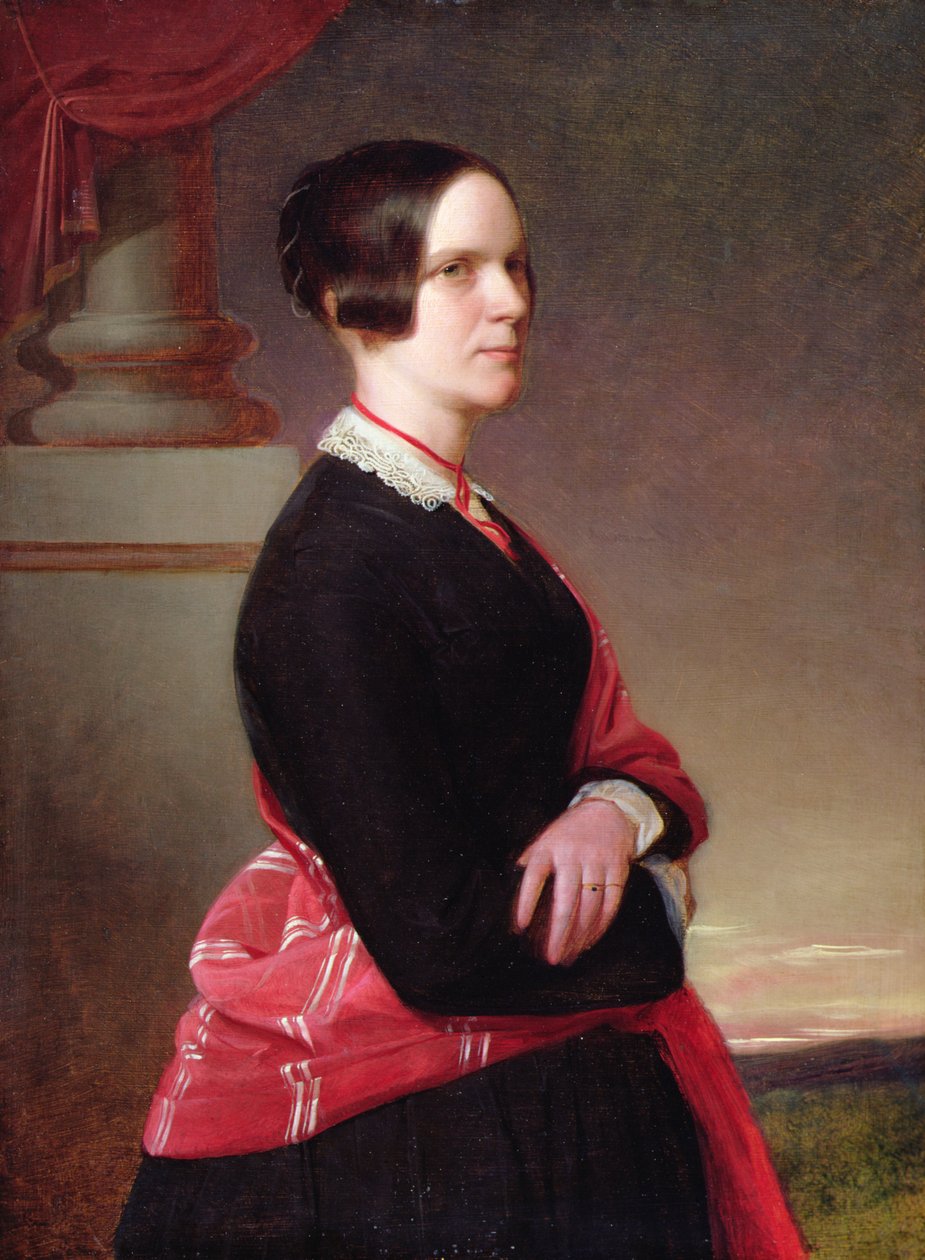 Mrs. Sandys, a művész édesanyjának portréja, később 1840-es évek (olaj, tábla) alkotó: Anthony Frederick Augustus Sandys