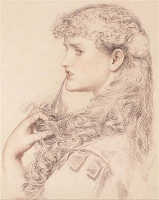 Büszke Maisie (rajz) alkotó: Anthony Frederick Augustus Sandys