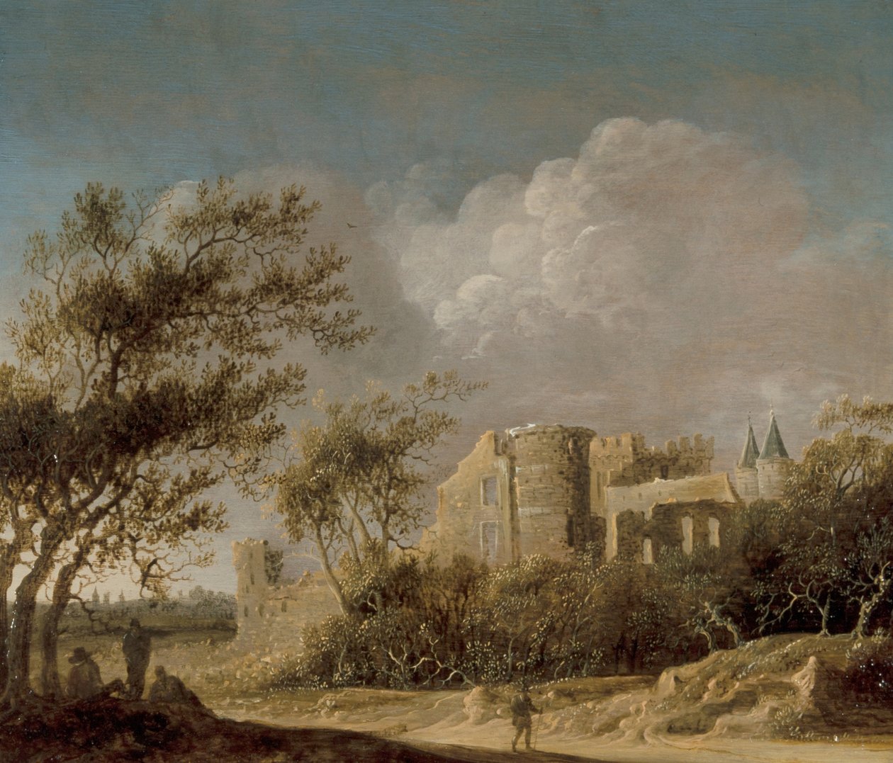 Landscape With A View Of A Ruin alkotó: Anthony Jansz van der Croos