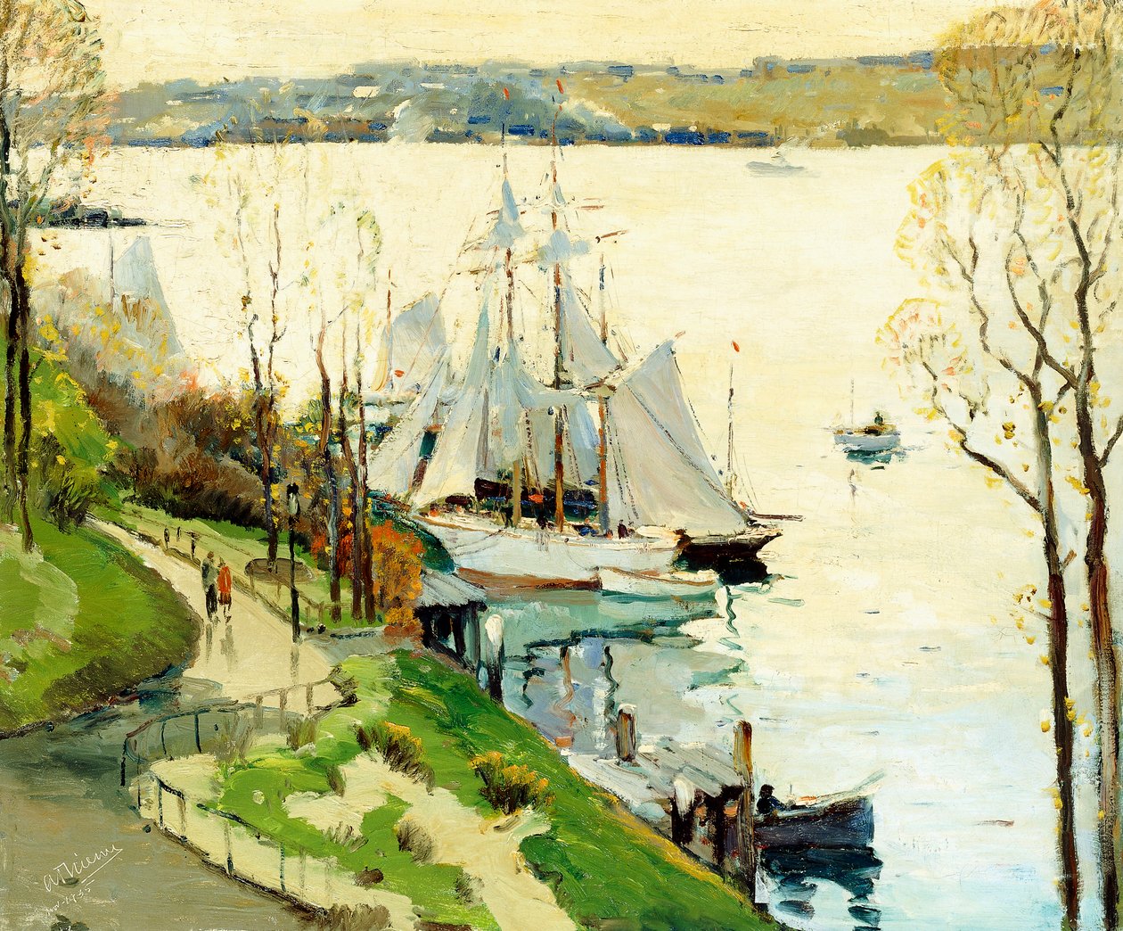 A 79th Street Boat Basin, New York alkotó: Anthony Thieme