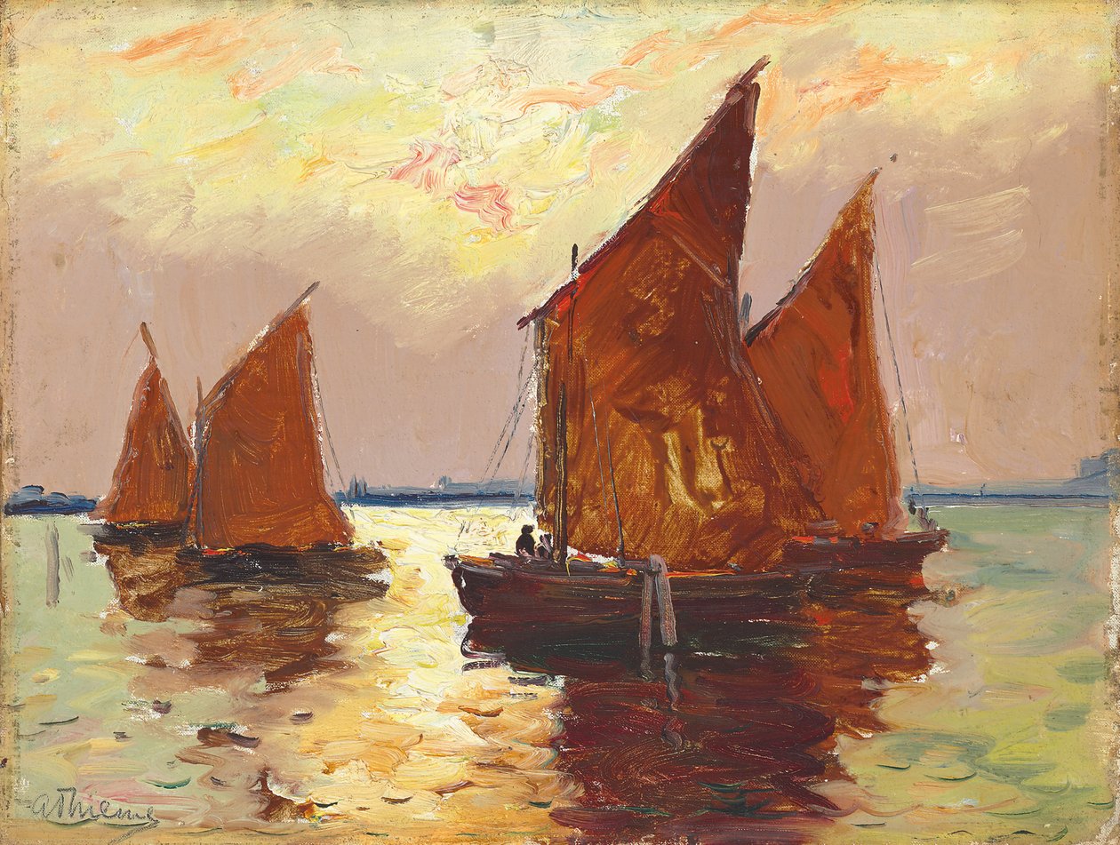 Velencei vizek (olaj, vászon) alkotó: Anthony Thieme