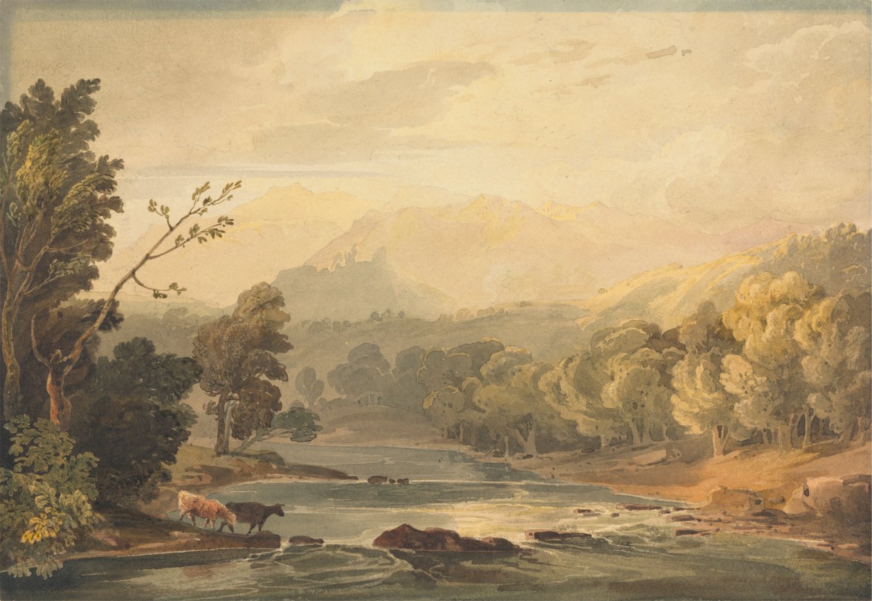 Kilátás a Brathayra, Ambleside közelében alkotó: Anthony Vandyke Copley Fielding