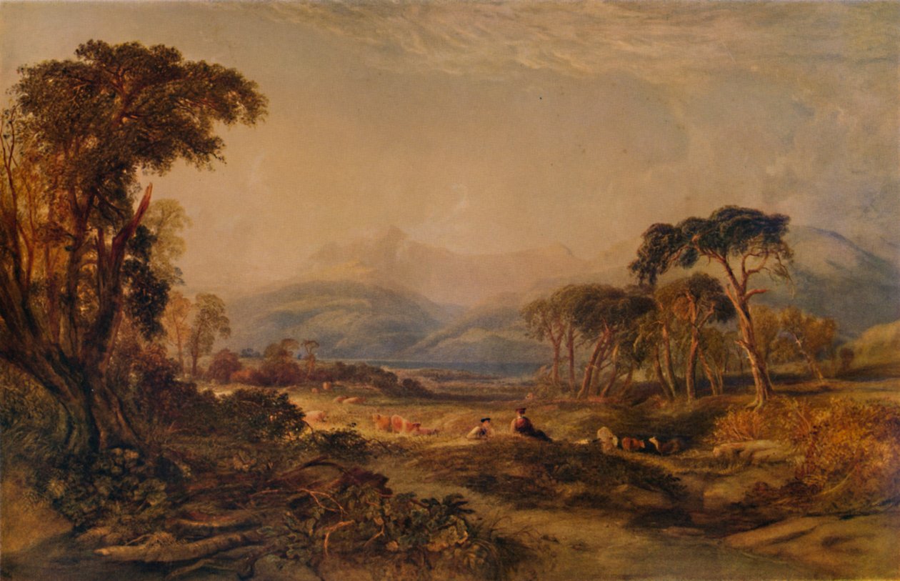 Loch Awe, 1850, 1935 alkotó: Anthony Vandyke Copley Fielding