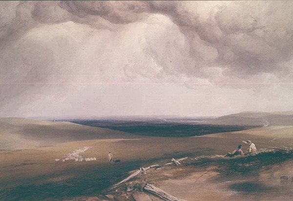A South Downsban alkotó: Anthony Vandyke Copley Fielding