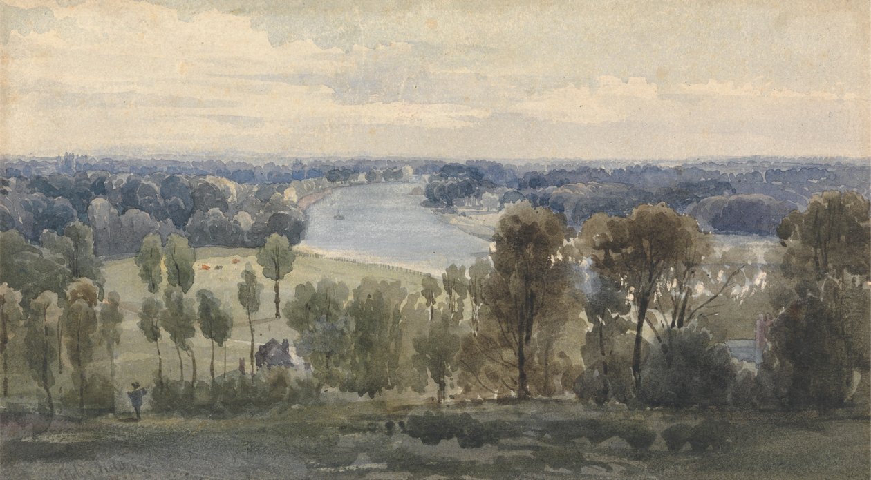 Richmond Hill alkotó: Anthony Vandyke Copley Fielding