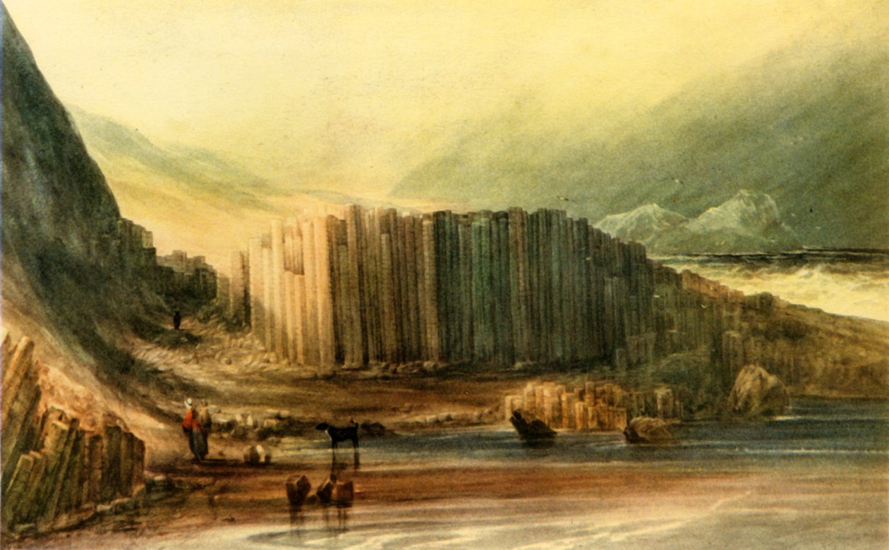 „The Isle of Staffa”, 19. század eleje-közepe, 1946. alkotó: Anthony Vandyke Copley Fielding