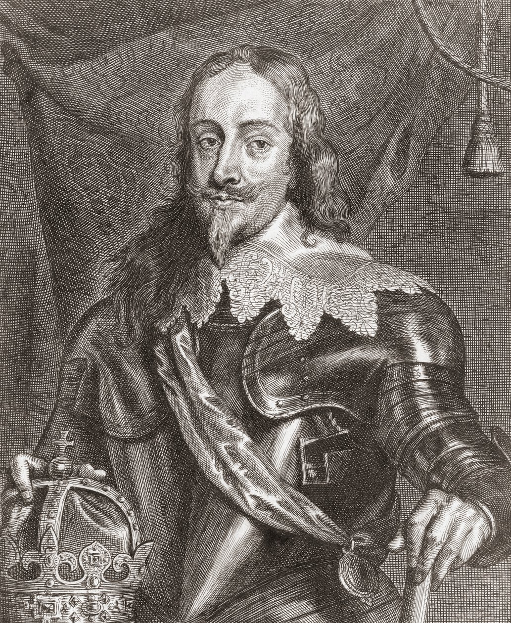 I. Károly király, Anglia, Skócia és Írország királya. alkotó: Anthony van (after) Dyck
