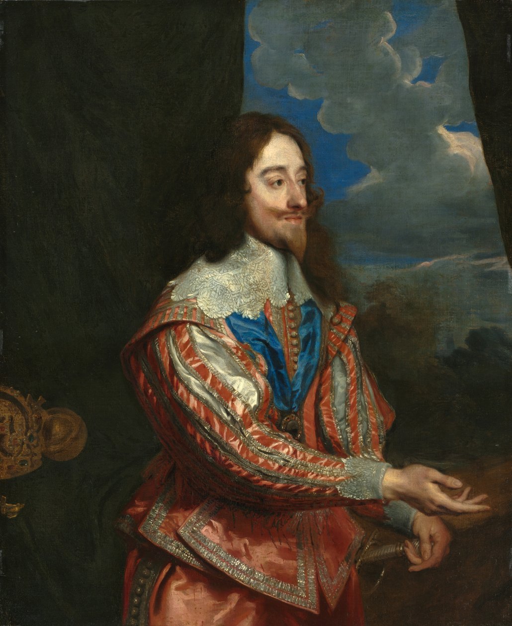 I. Károly portréja (1600-1649) alkotó: Anthony van (after) Dyck