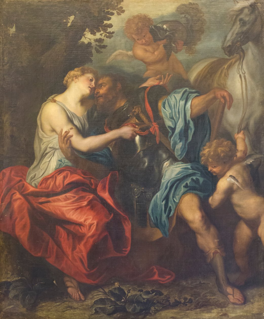 Mars és Vénusz alkotó: Anthony van (school of) Dyck