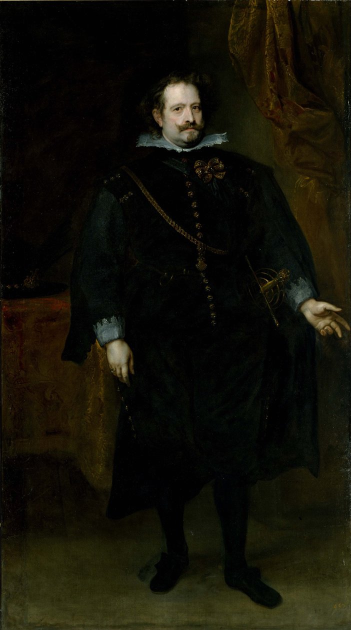 Diego Felipe de Guzman, Regganes márki. alkotó: Anthony van Dyck