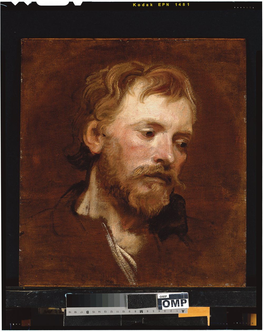 Egy szakállas férfi, egy dolgozószoba alkotó: Anthony van Dyck