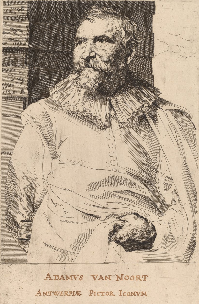 Adam van Noort, valószínűleg 16261641. alkotó: Anthony van Dyck