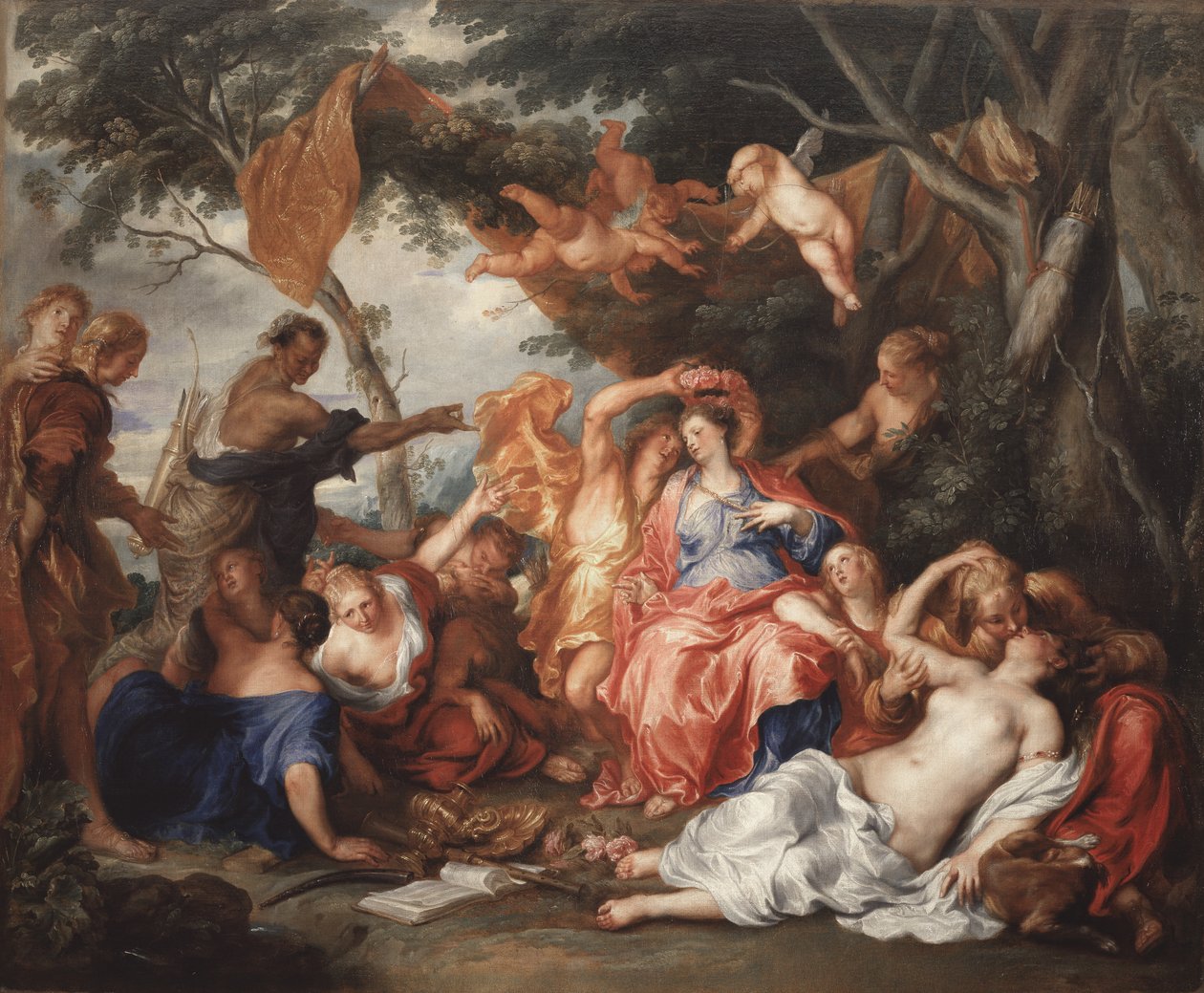 Amarillys és Mirtillo, 1631-32 körül (olaj, vászon) alkotó: Anthony van Dyck