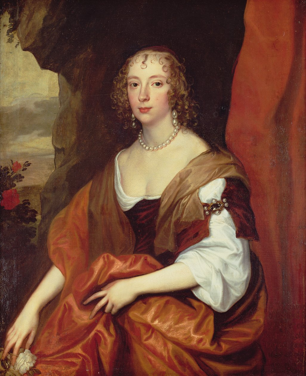 Anne Carr, Bedford grófnője, 22 éves, alkotó: Anthony van Dyck