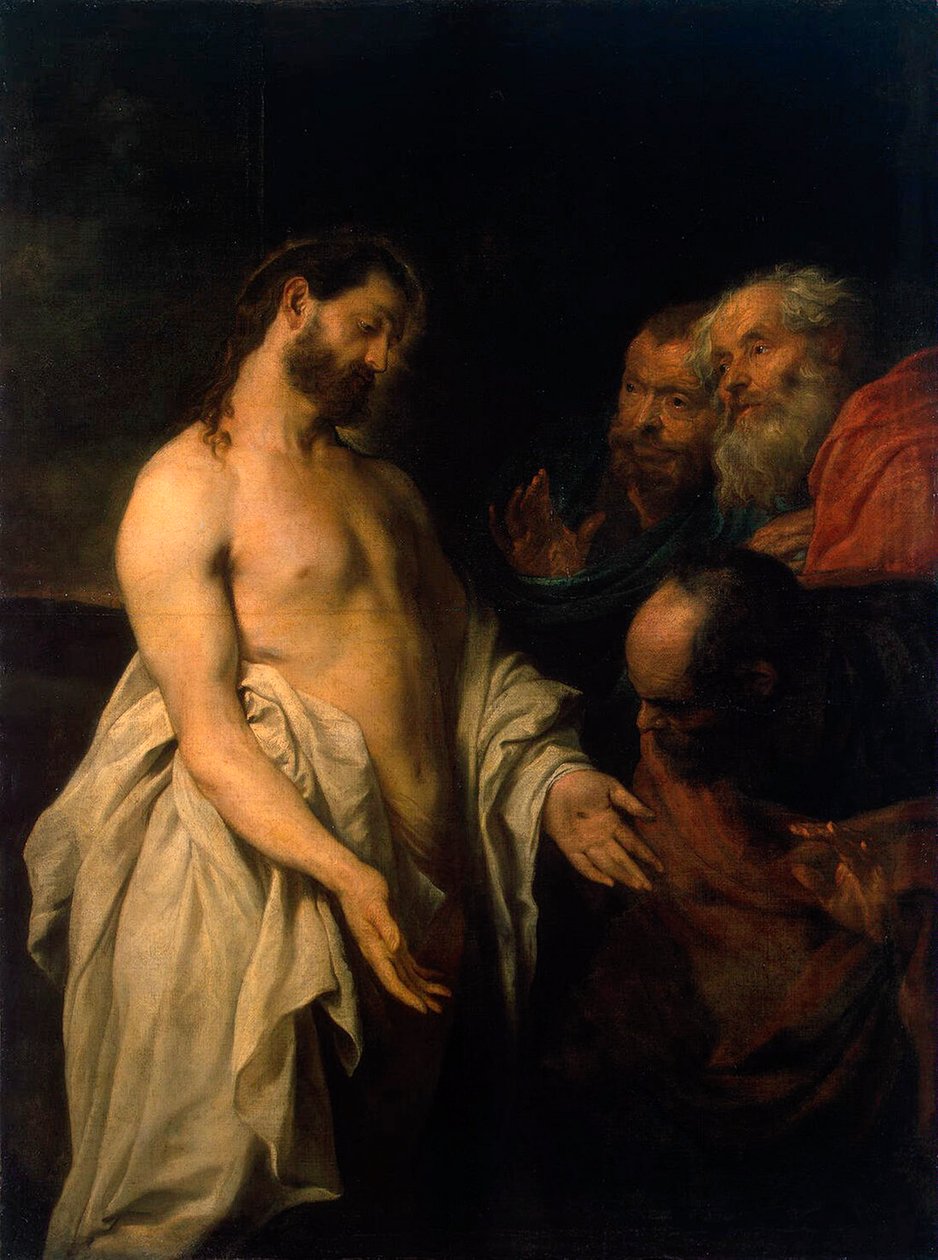 Krisztus megjelenése tanítványainak, 1625-1626. alkotó: Anthony van Dyck