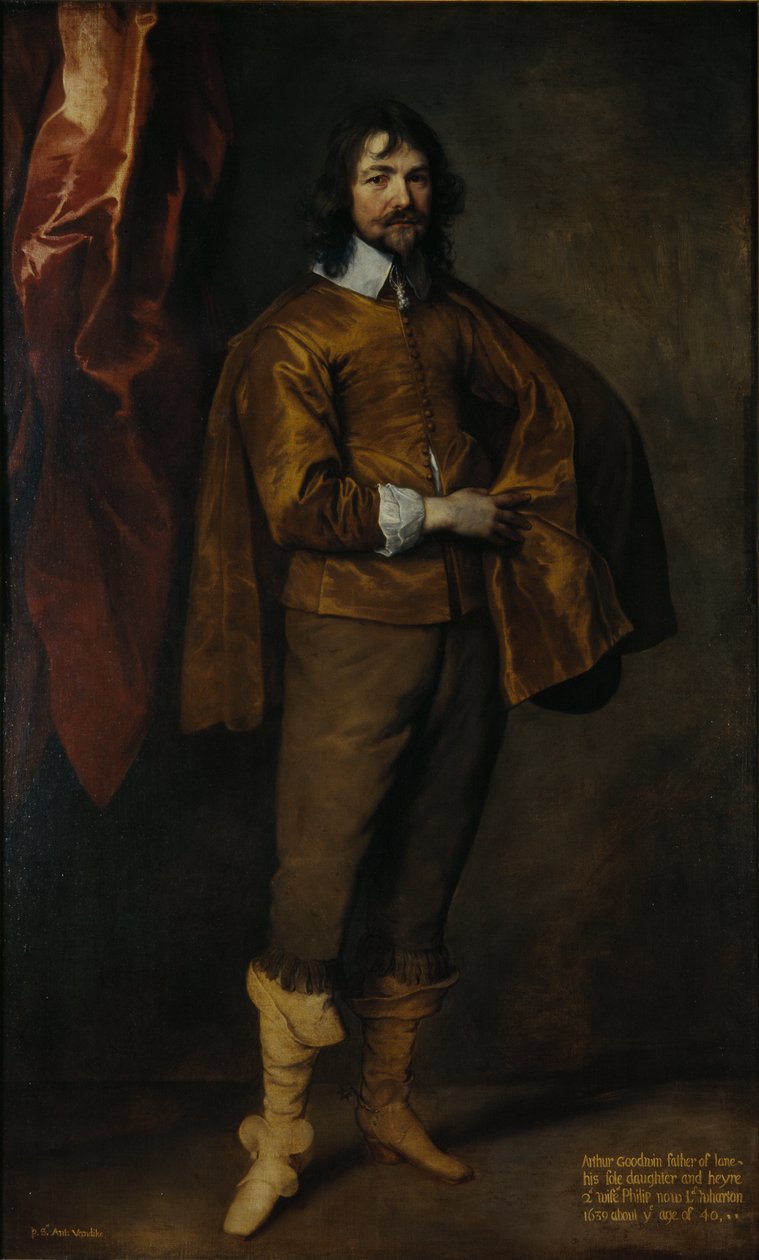 Arthur Goodwin, M.P. (olajfestmény) alkotó: Anthony van Dyck