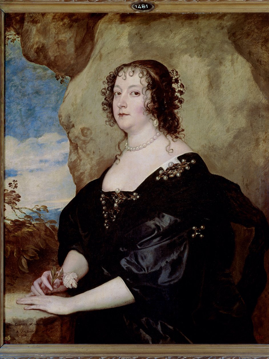 Beatriz van Hemmema, Oxford grófnője, c. 1638 (olaj, vászon) alkotó: Anthony van Dyck