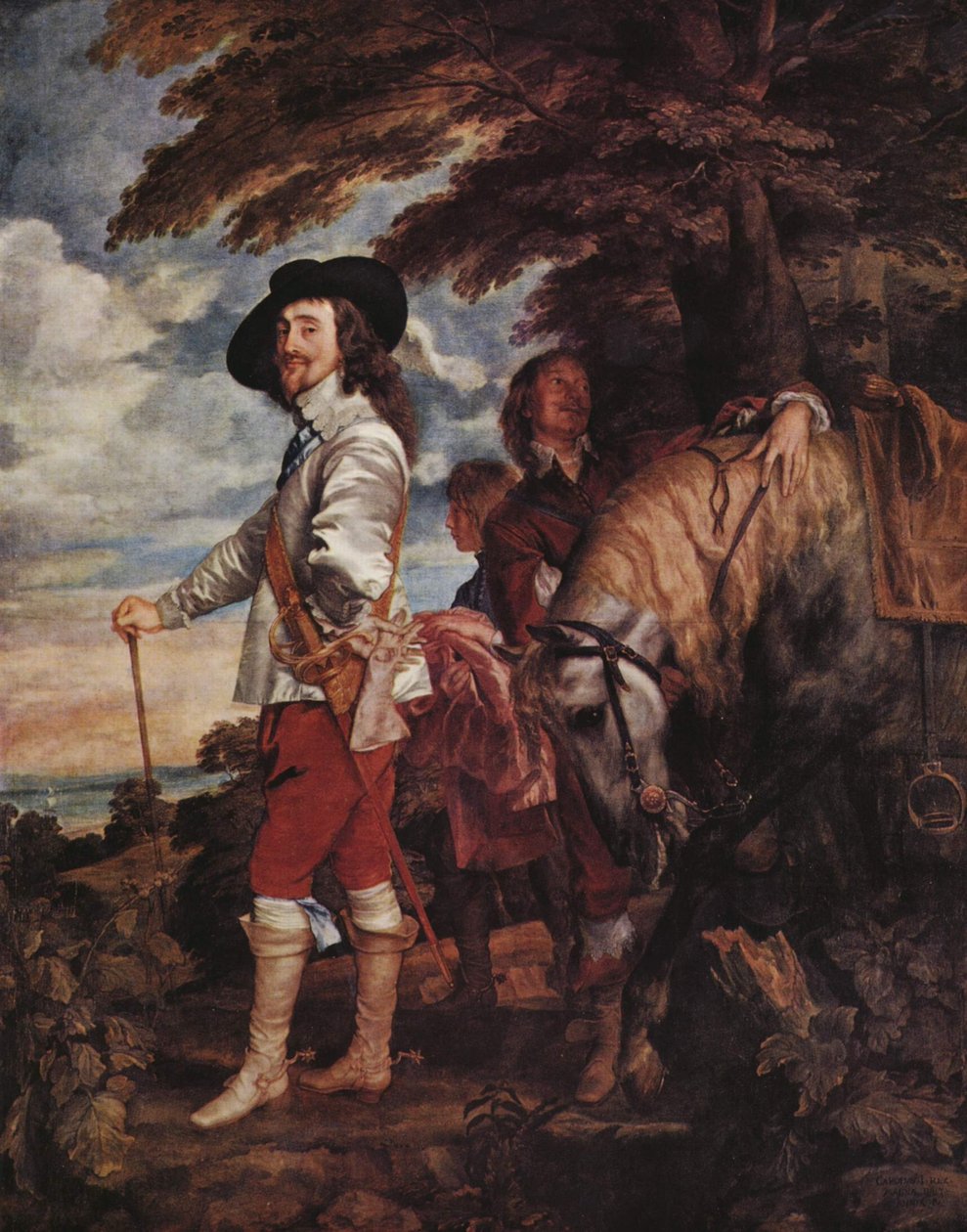 I. Károly a vadászaton alkotó: Anthony van Dyck