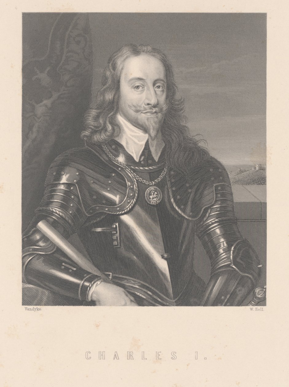 I. Károly, W. Hall metszete alkotó: Anthony van Dyck