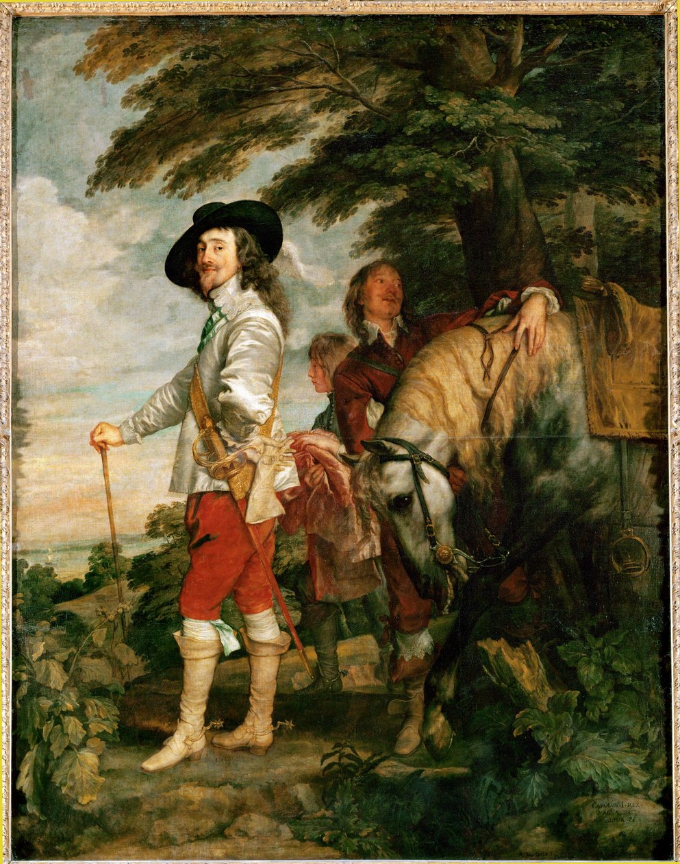 I. Károly angol király portréja a vadászatról - ... alkotó: Anthony van Dyck