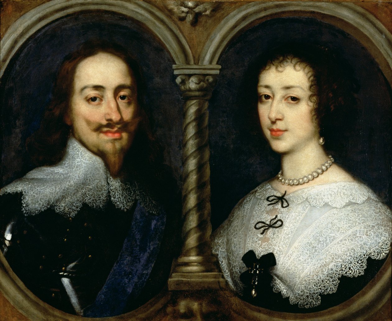 I. Károly angol (1600-49) és Henrietta Mária királynő (1609-69) alkotó: Anthony van Dyck