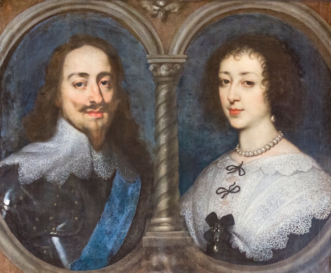 I. Károly angol és Henrietta francia (festmény) alkotó: Anthony van Dyck