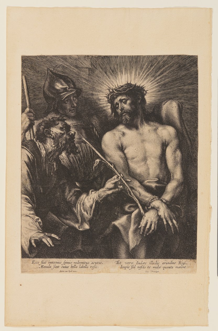 Krisztus tövissel megkoronázva alkotó: Anthony van Dyck