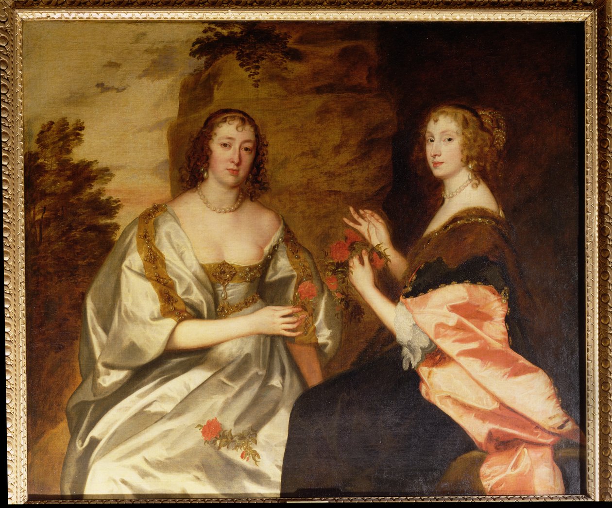Morton grófnője (megh. 1654) és Mrs. Killigrew (megh. 1638) alkotó: Anthony van Dyck