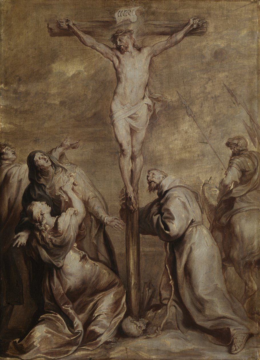 Keresztre feszítés Szent Ferenccel, 1630-32 alkotó: Anthony van Dyck