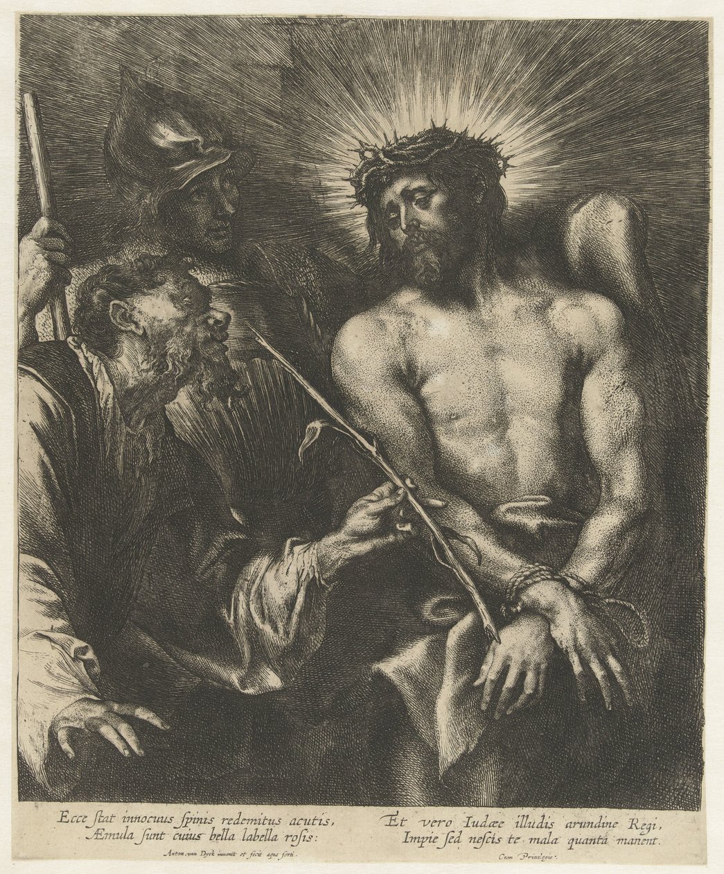Krisztus kigúnyolása Ecce Homo alkotó: Anthony van Dyck