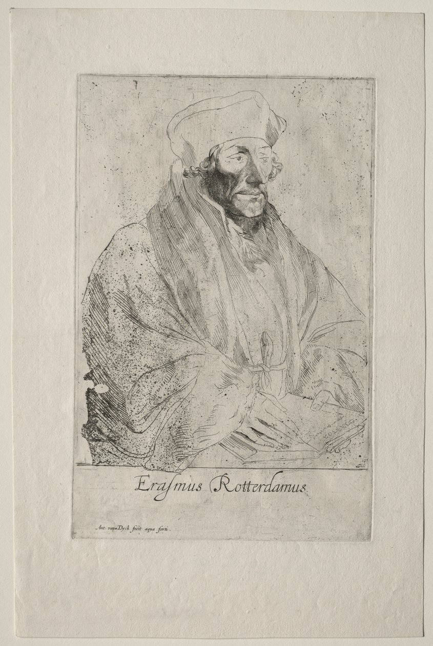 Desiderius Rotterdami Erasmus alkotó: Anthony van Dyck