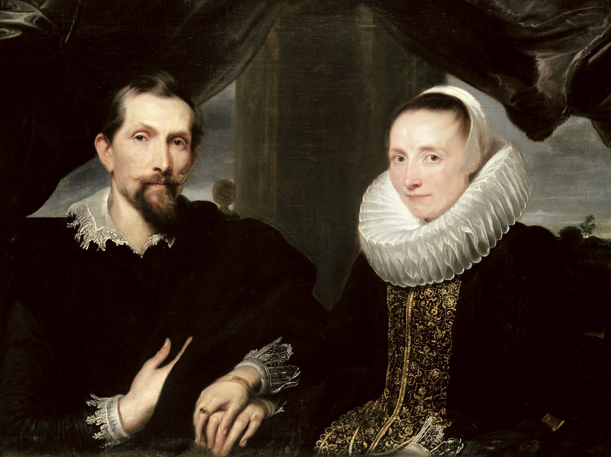 Frans Snyders (1579-1657) festő és felesége, Margaretha de Vos kettős portréja, 1621 alkotó: Anthony van Dyck