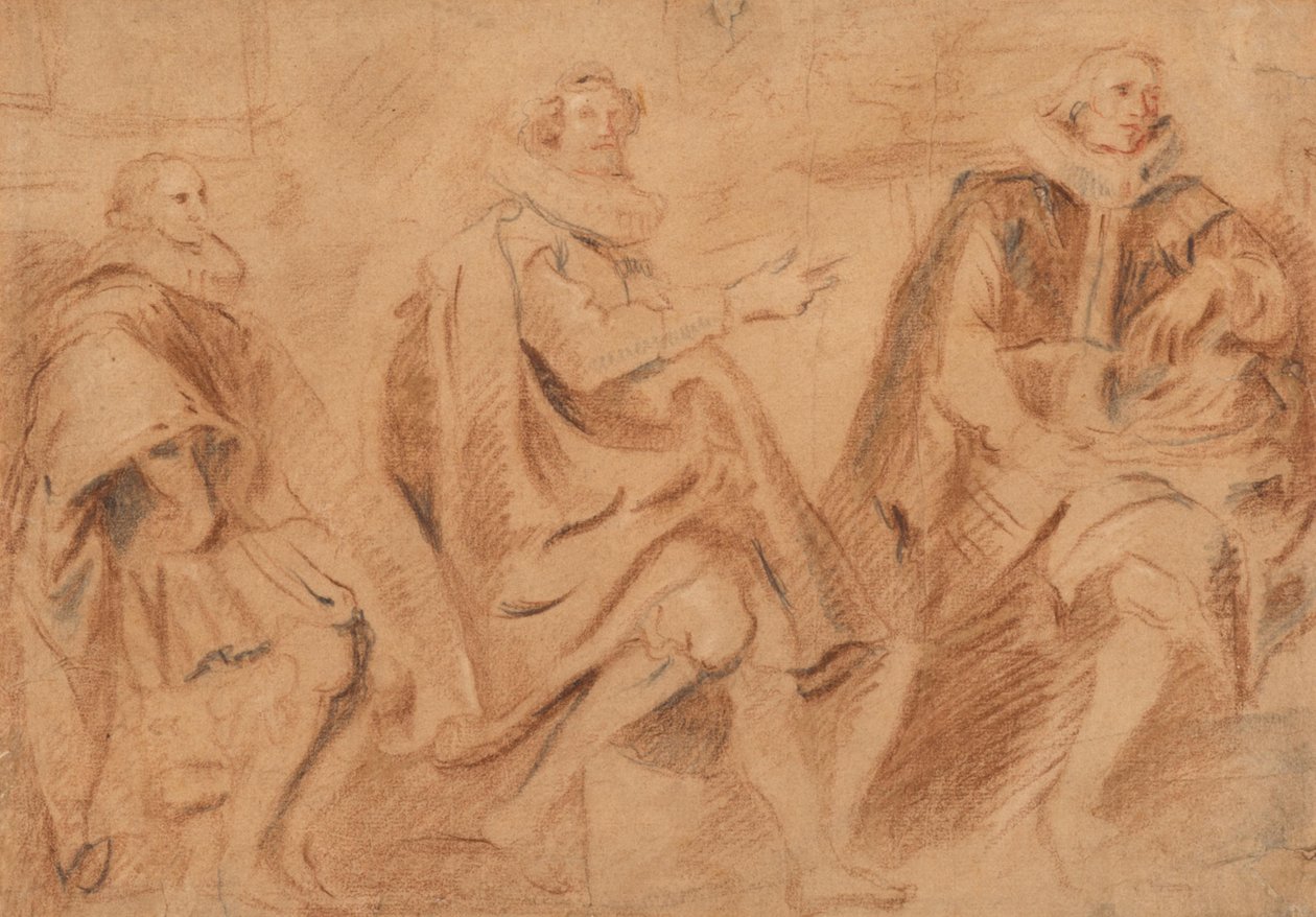 Három brüsszeli városi tanácsos alkotó: Anthony van Dyck
